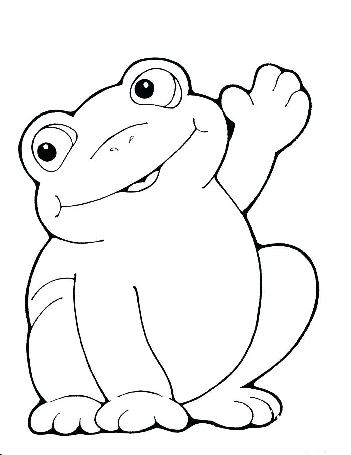 frog coloring pages for kids