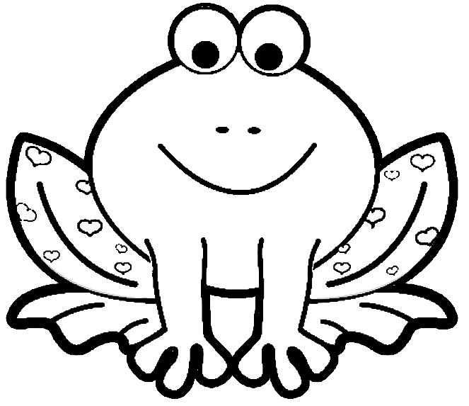 frog coloring pages for preschoolers