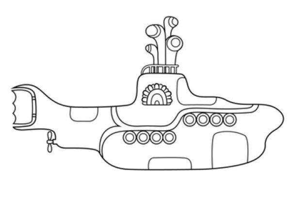 fun submarine coloring pages for small children