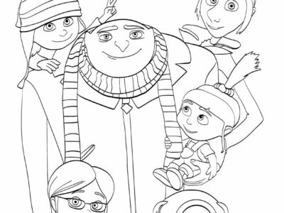 despicable me 3 coloring pages