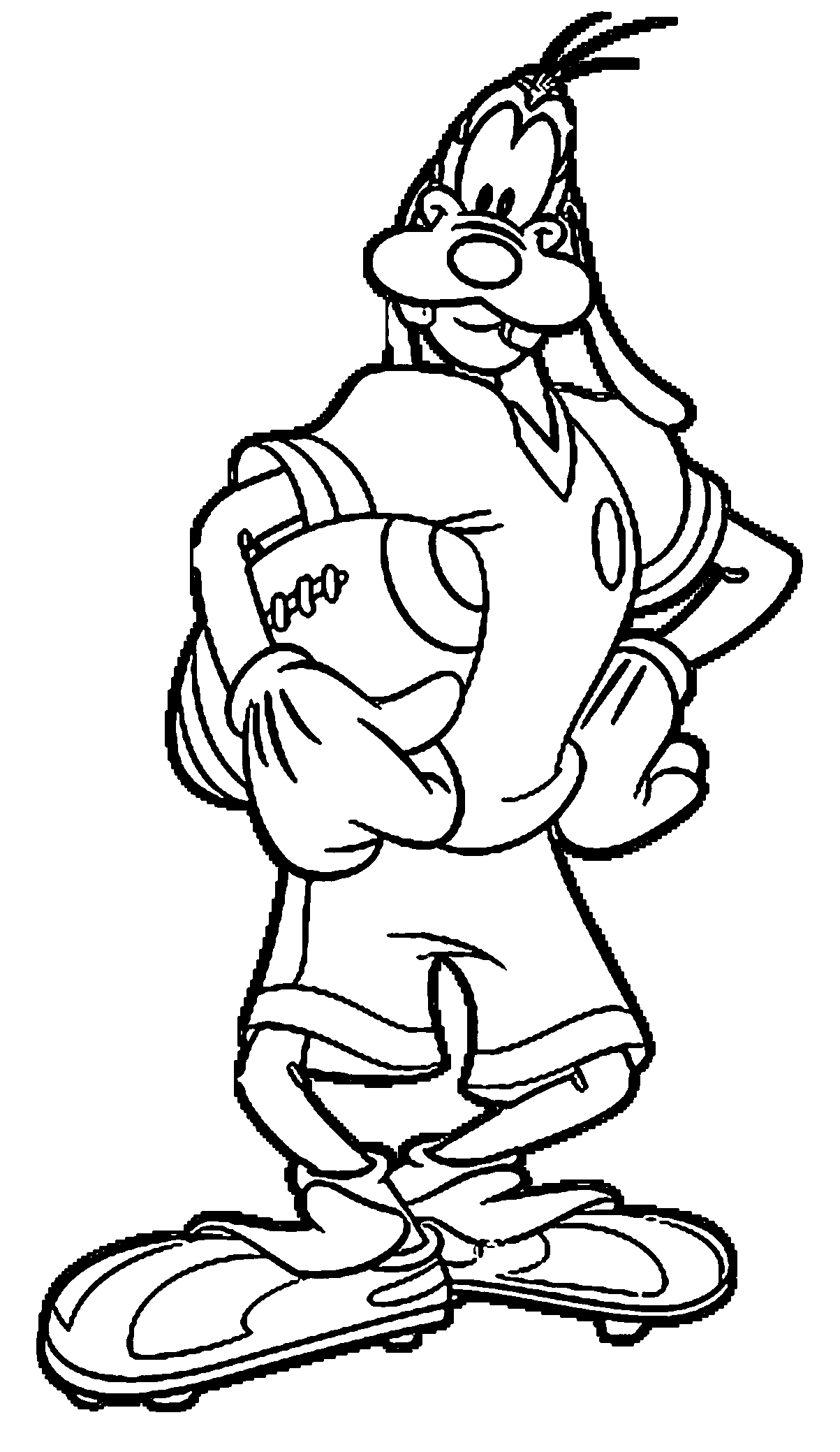 disney coloring pages goofy