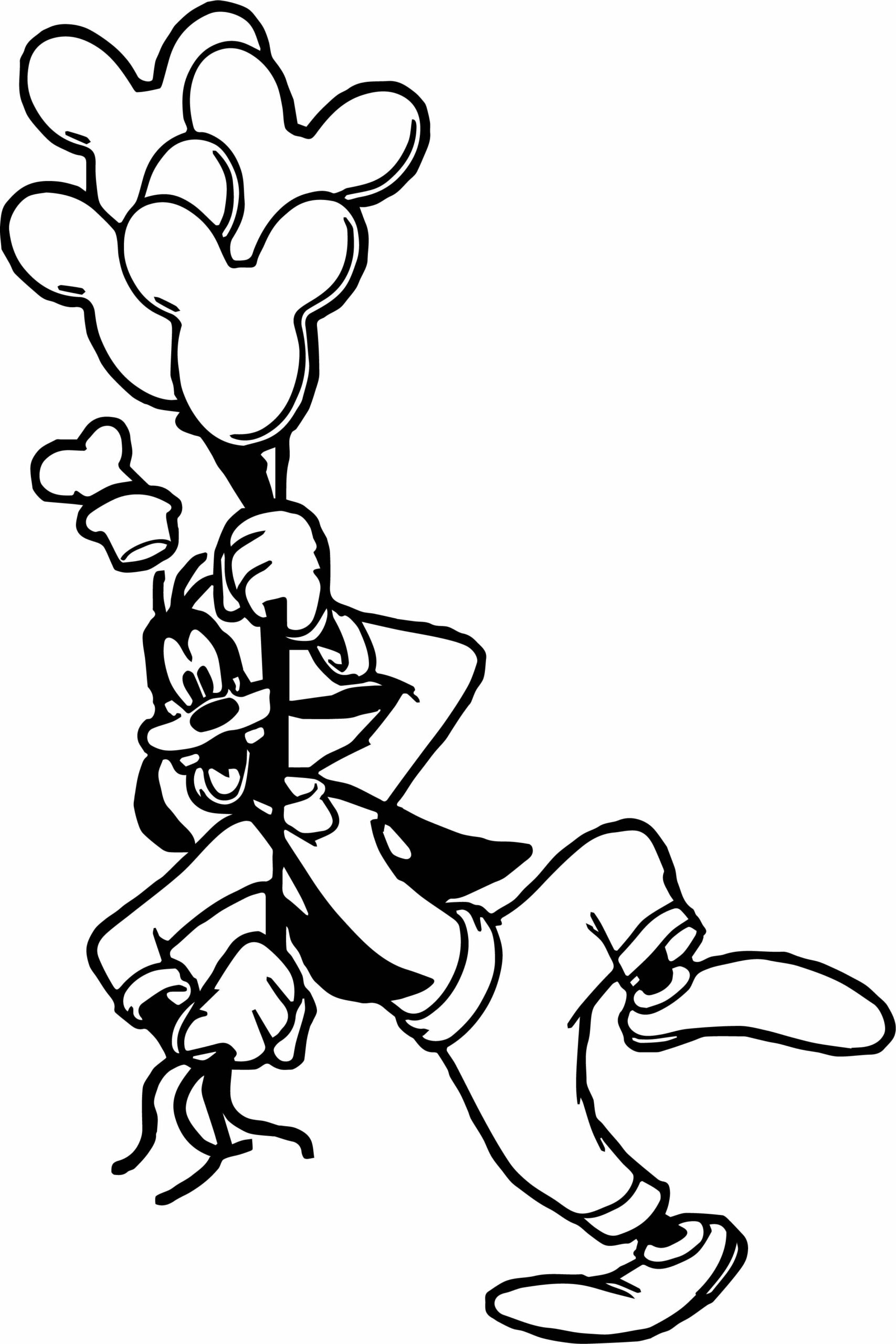 goofy coloring pages