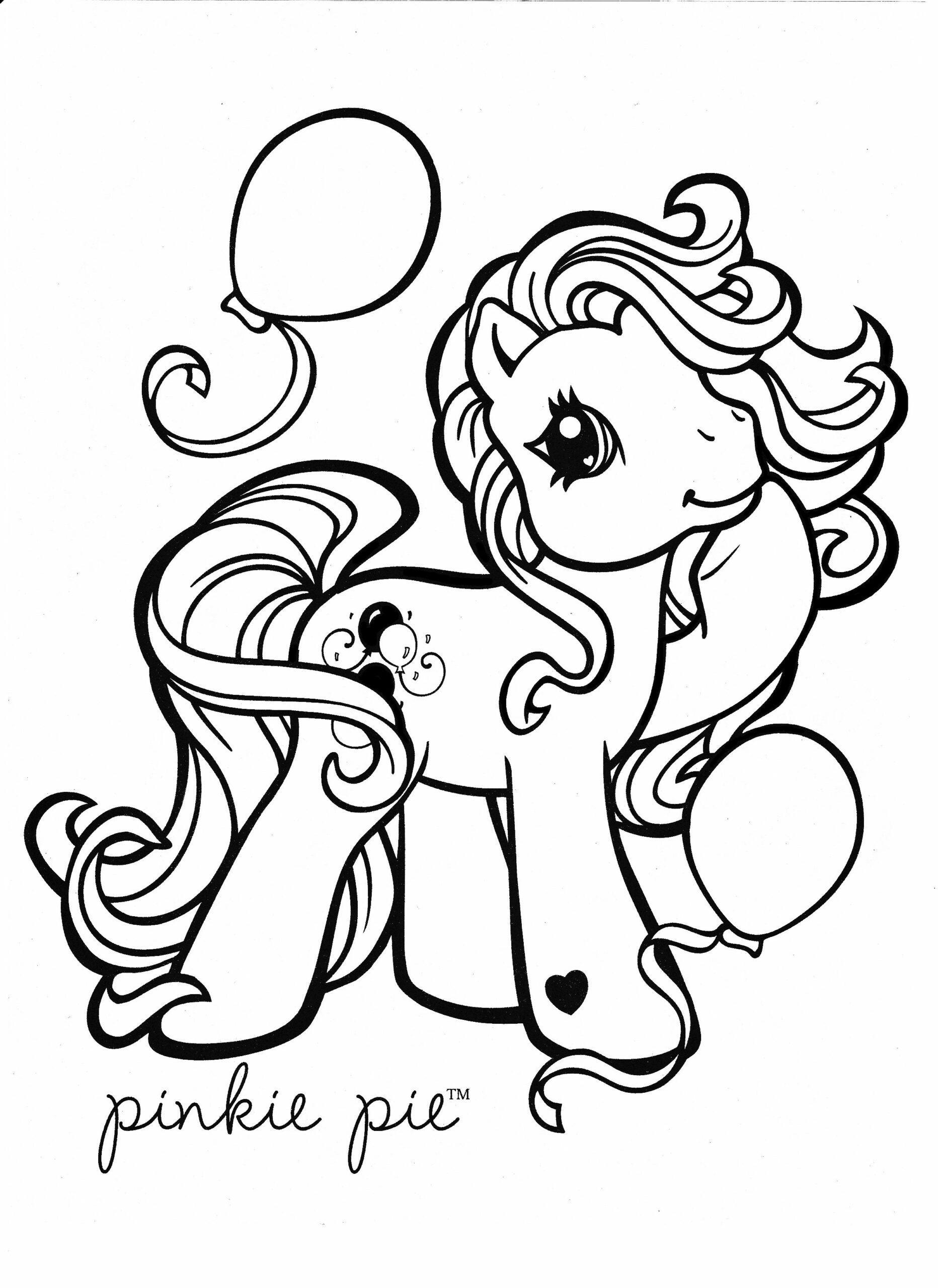 pinkie pie coloring pages free