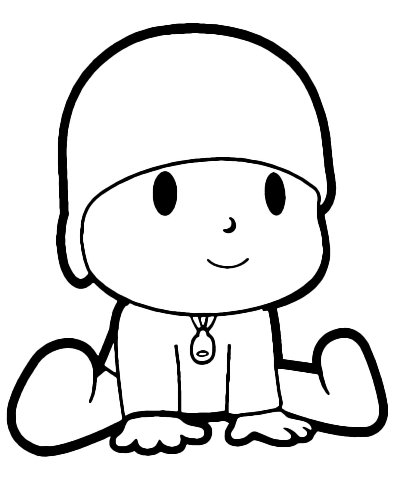 pocoyo coloring pages bebe