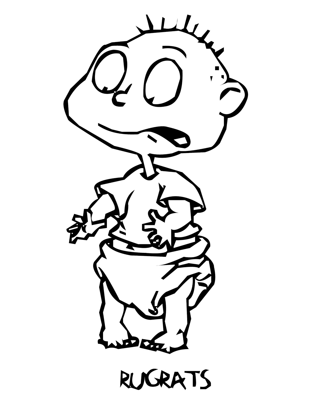 rugrats coloring pages