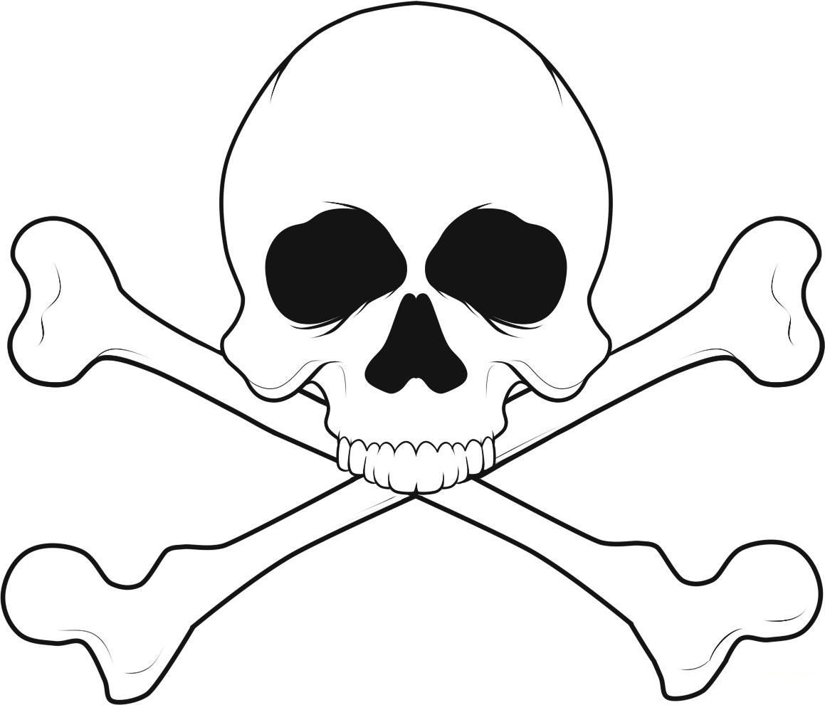 skeleton head coloring pages