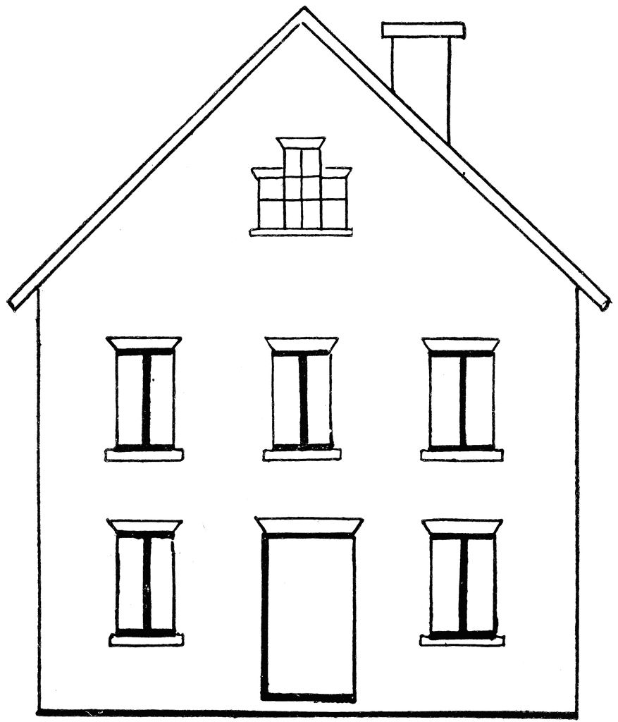 gingerbread house coloring pages