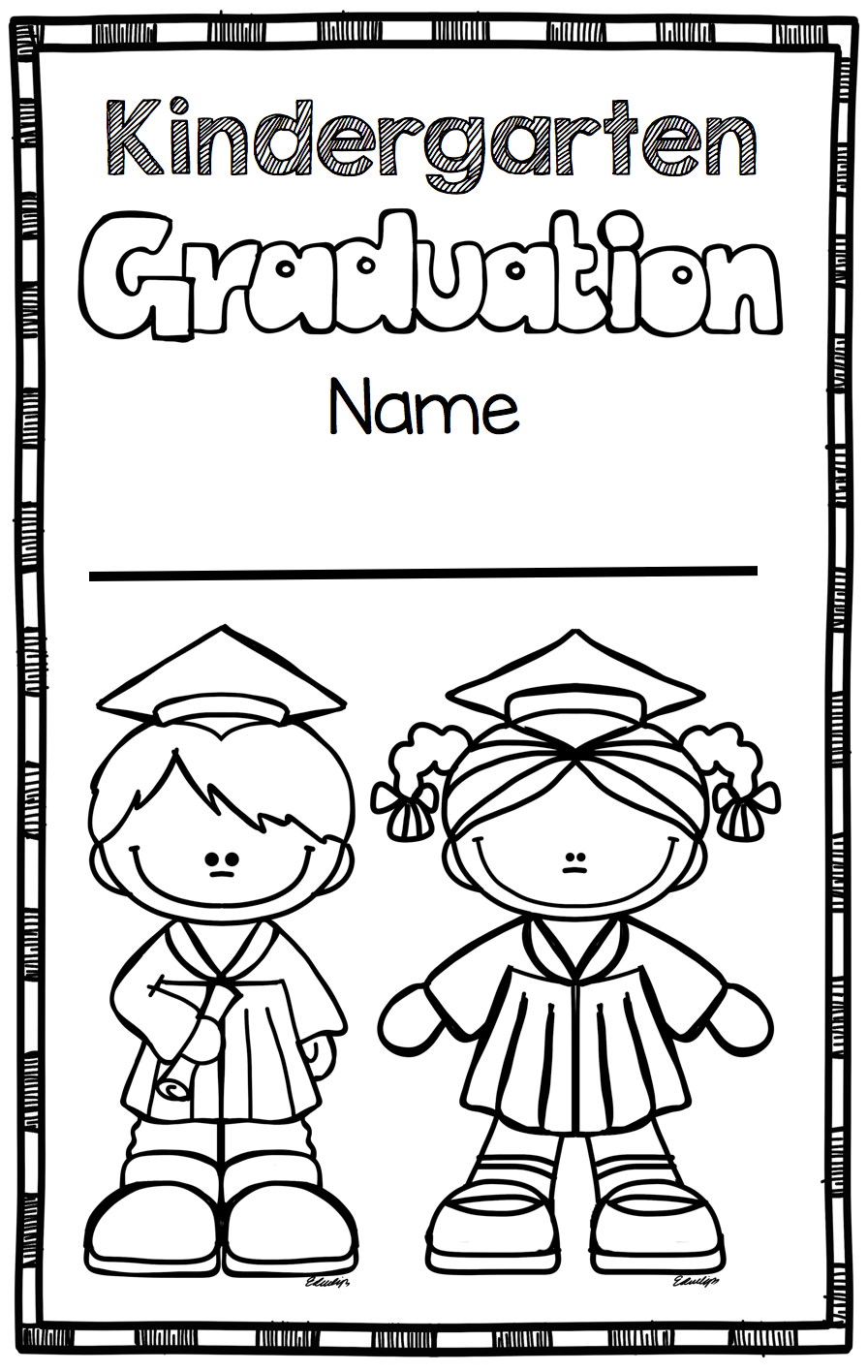 kindergarten graduation coloring pages