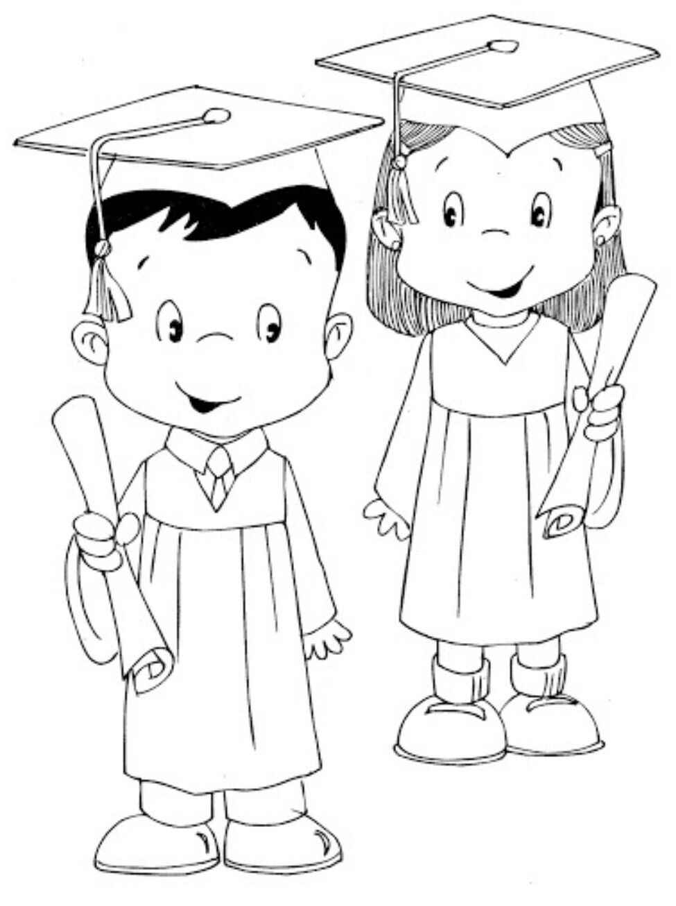 pre k graduation coloring pages