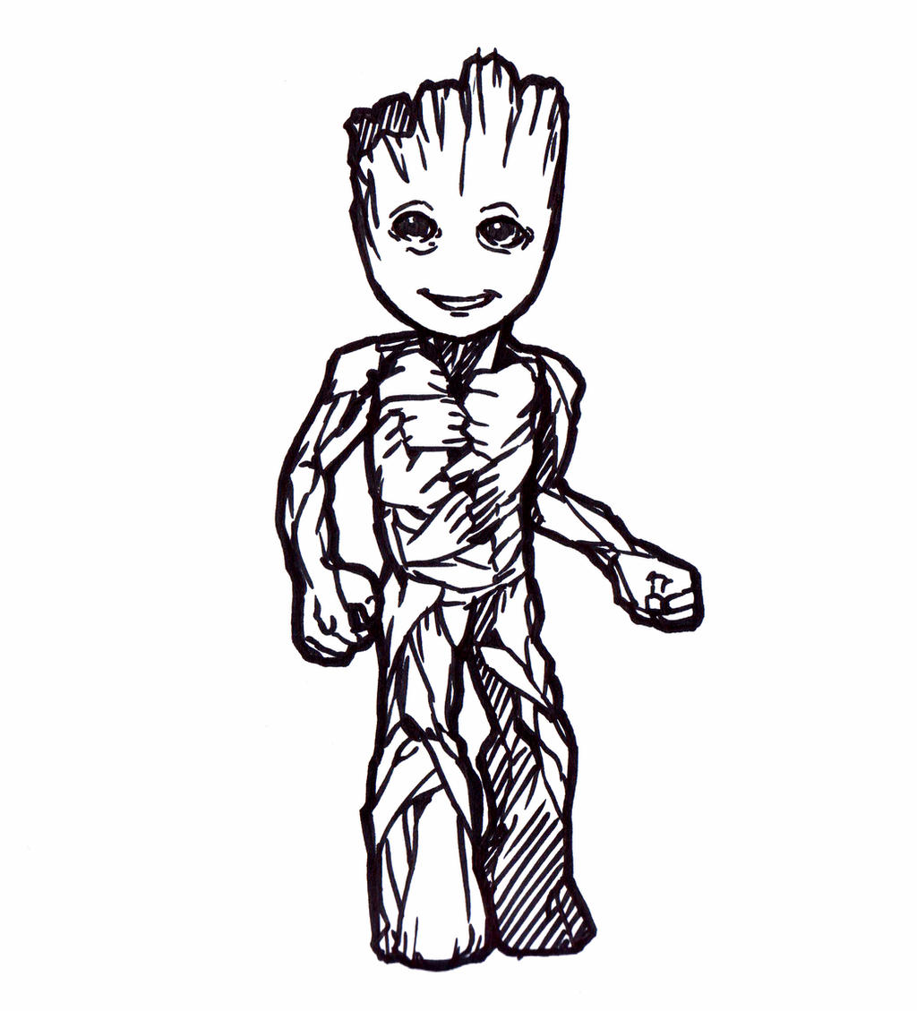 coloring pages groot