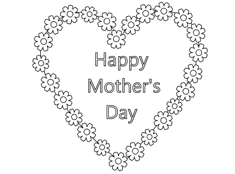 happy mothers day coloring pages