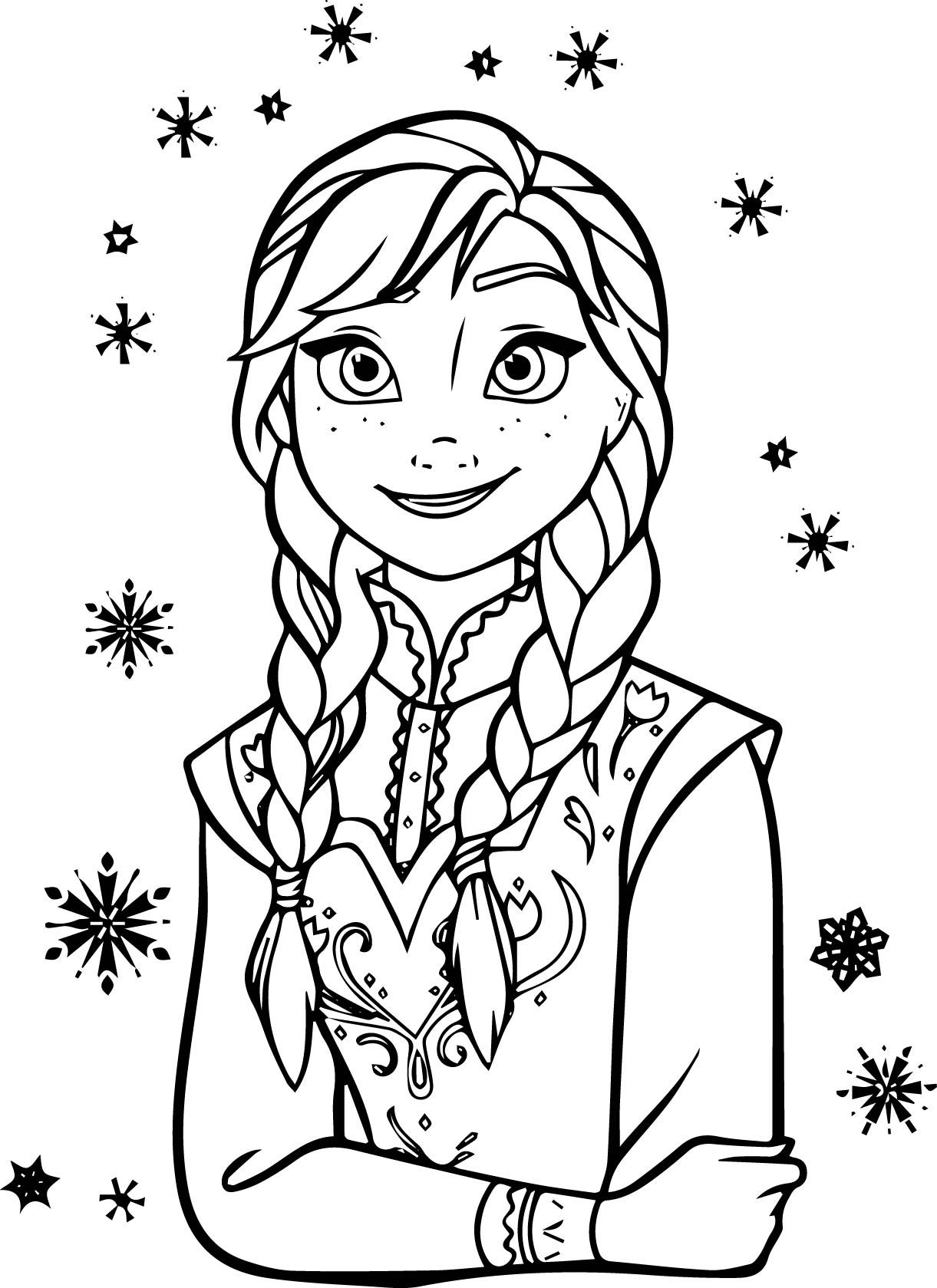 anna coloring pages