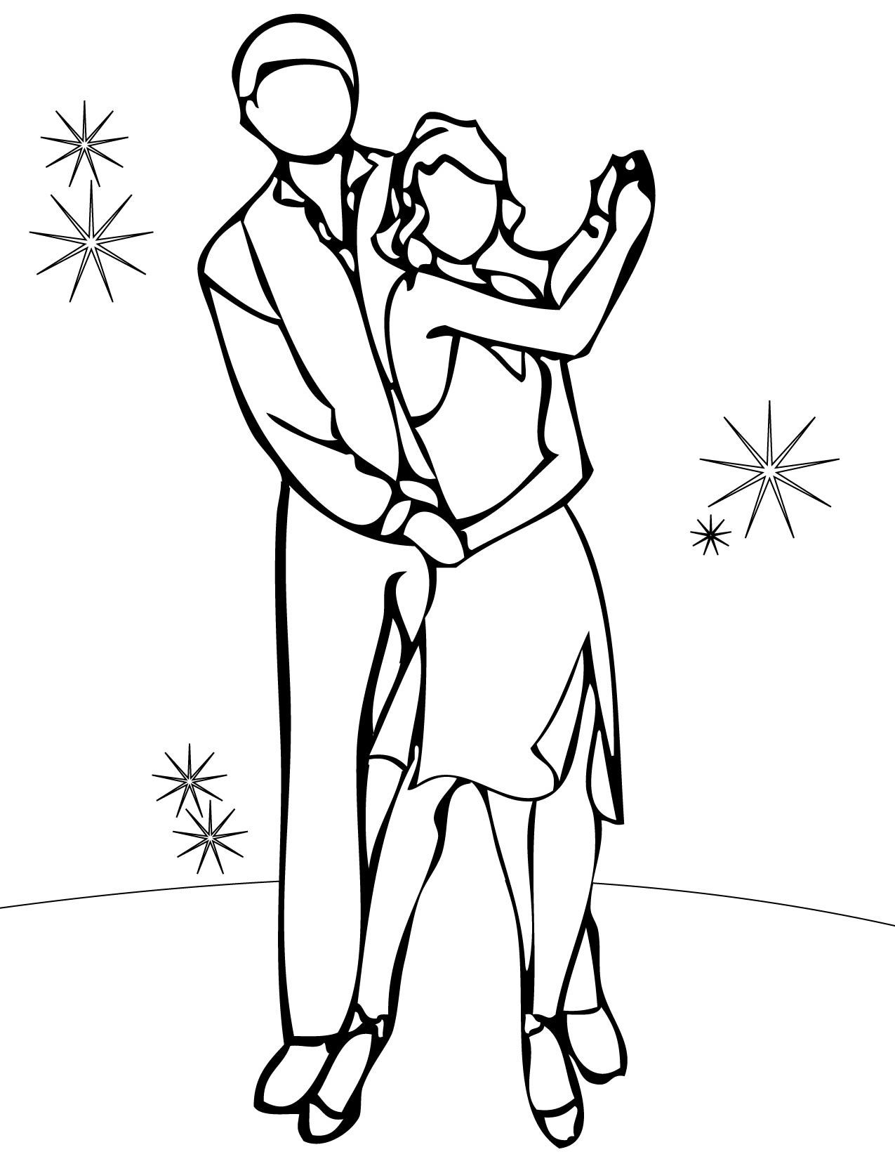 dance coloring pages