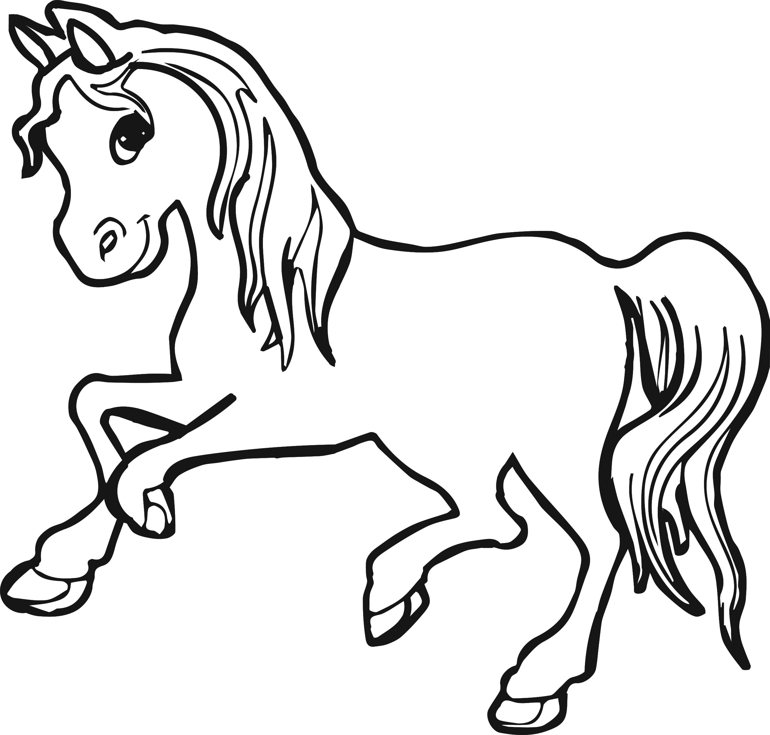 horse coloring pages online