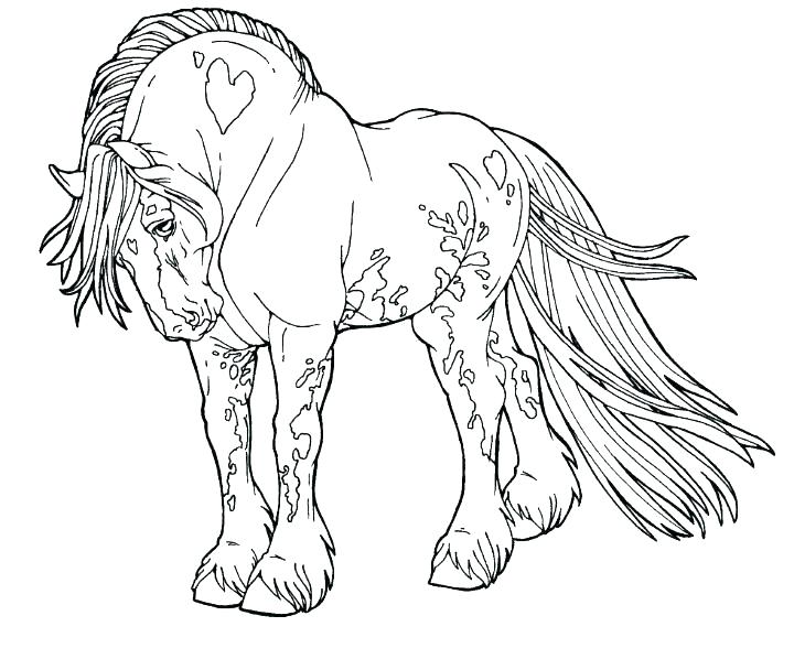 horse coloring pages to print