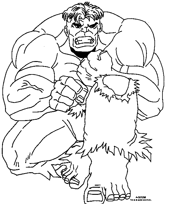 hulk coloring pages printable