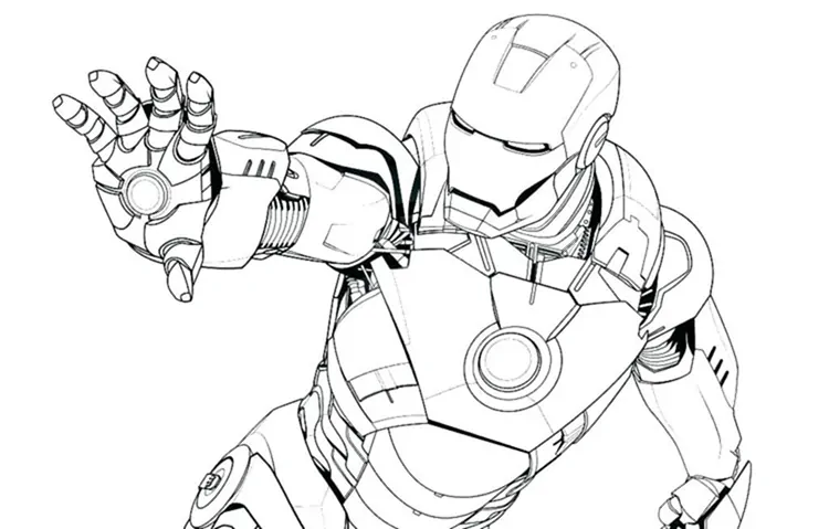 iron man avengers coloring pages