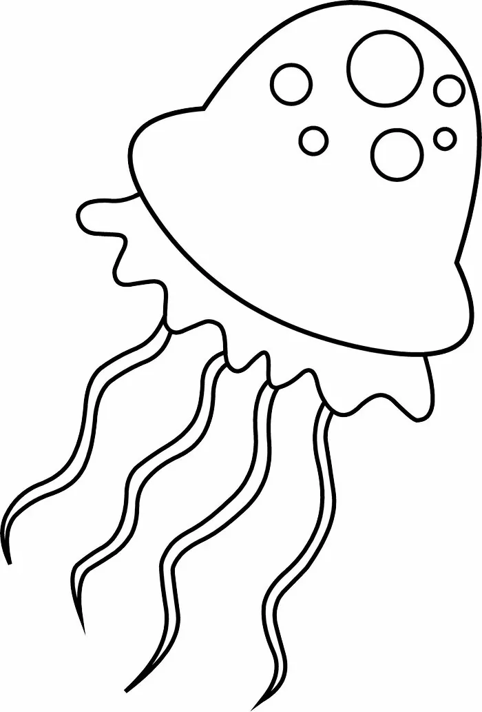 jellyfish coloring pages to print