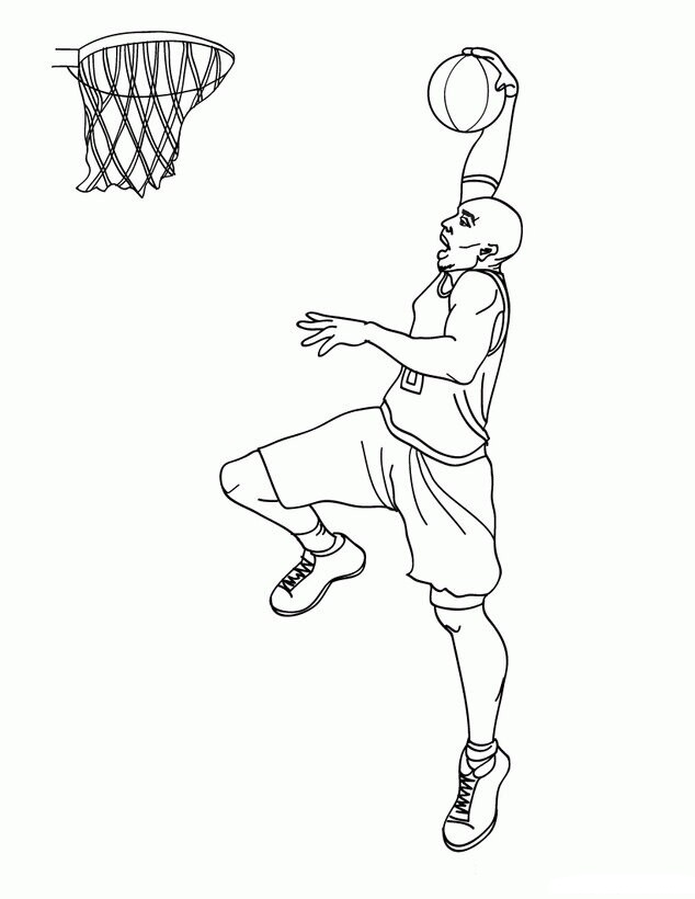 michael jordan coloring pages