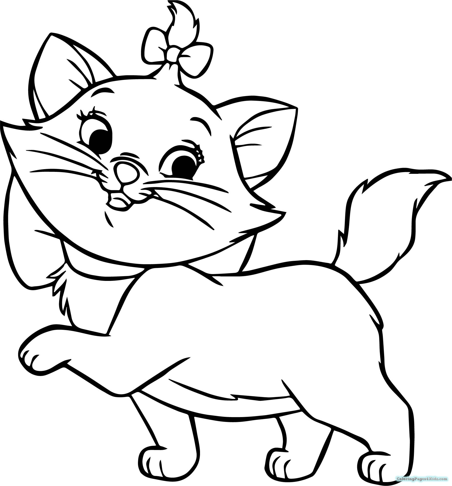 kitten coloring pages to print