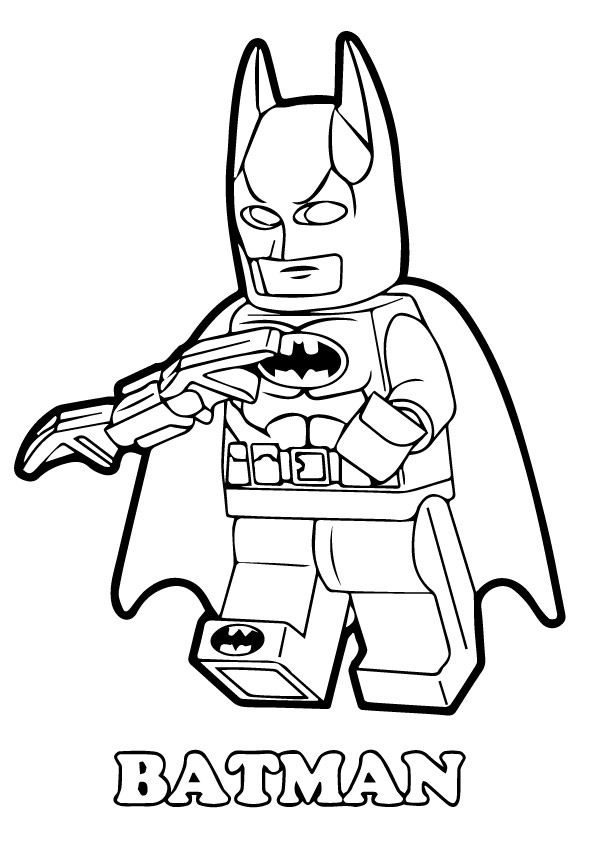 lego batman printable coloring pages