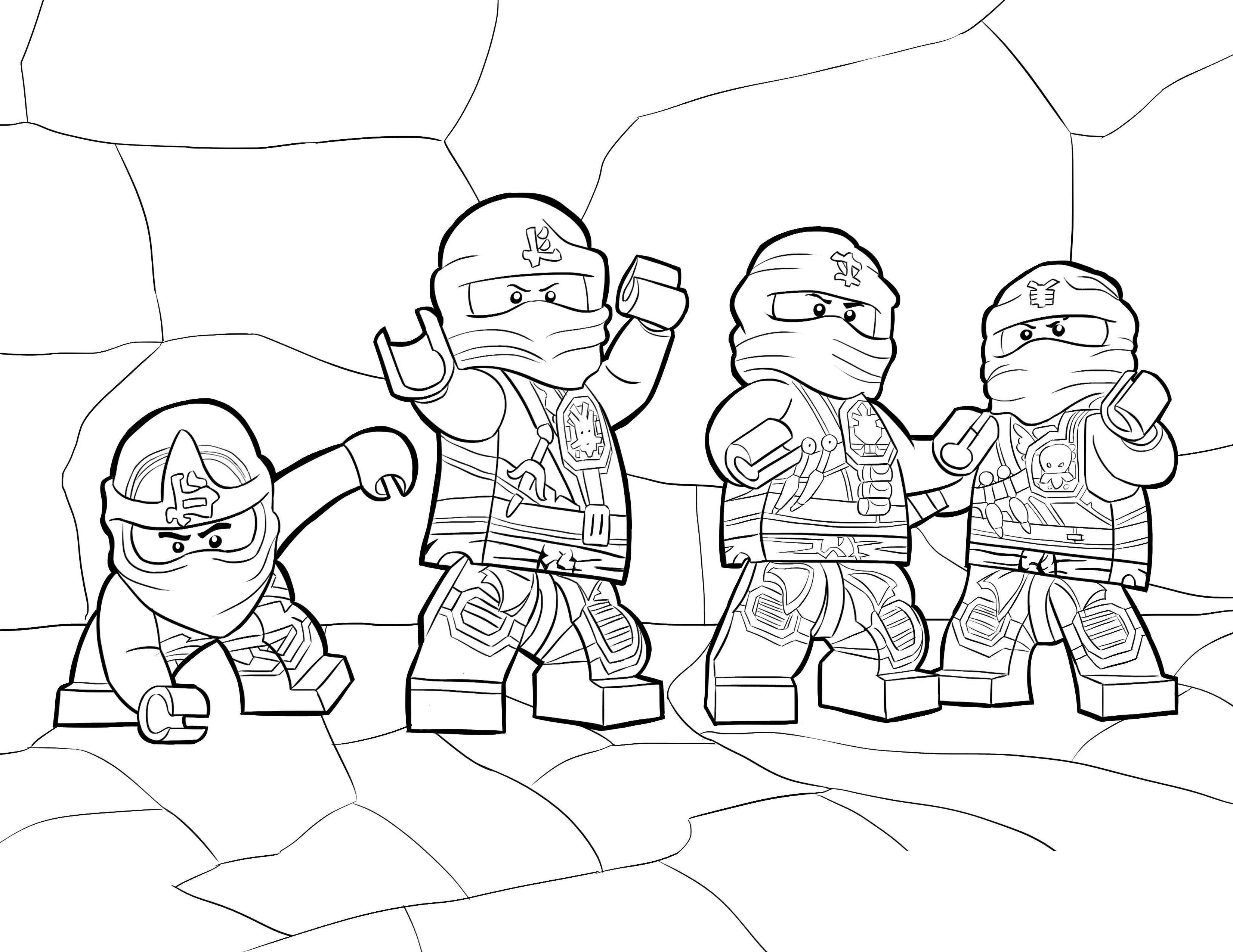 lego ninjago coloring pages to print