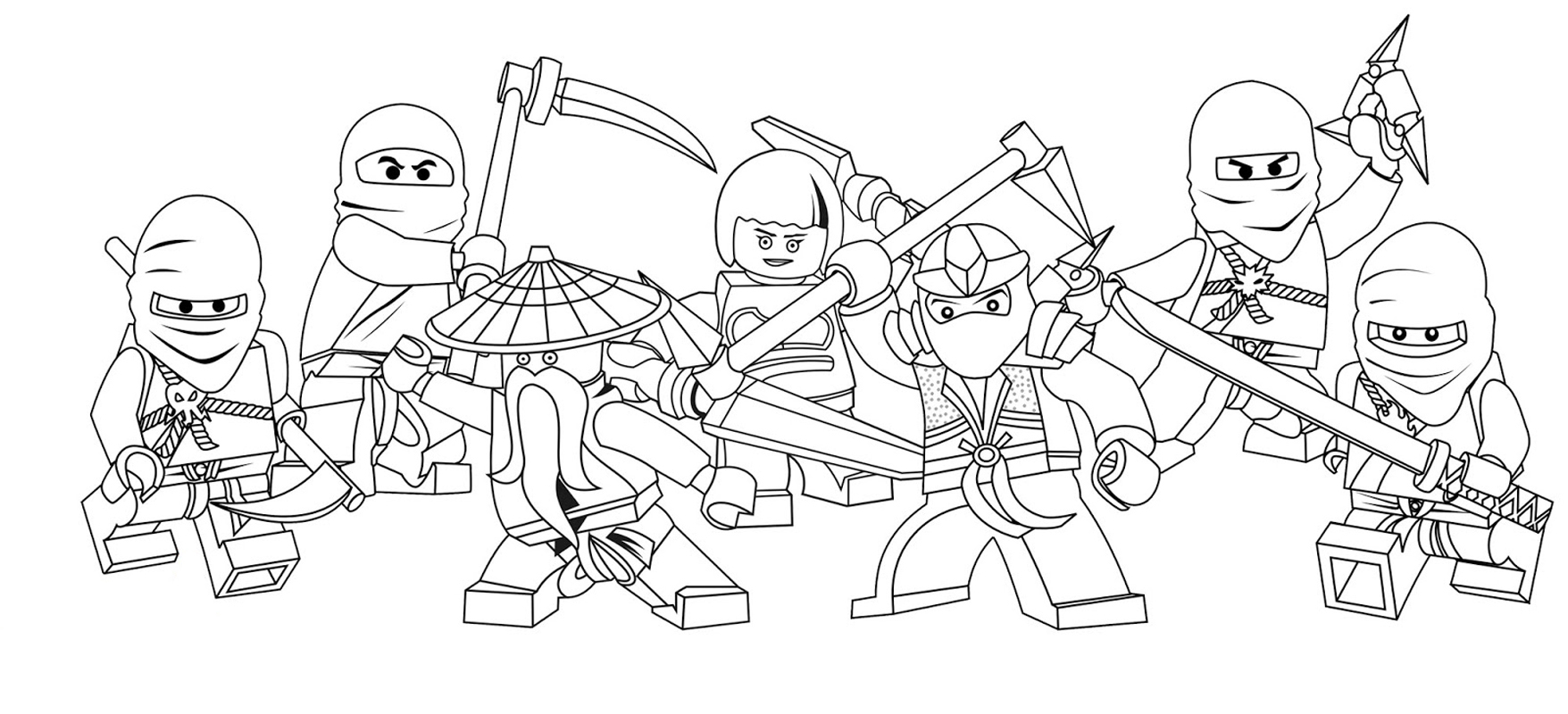 lego ninjago coloring pages