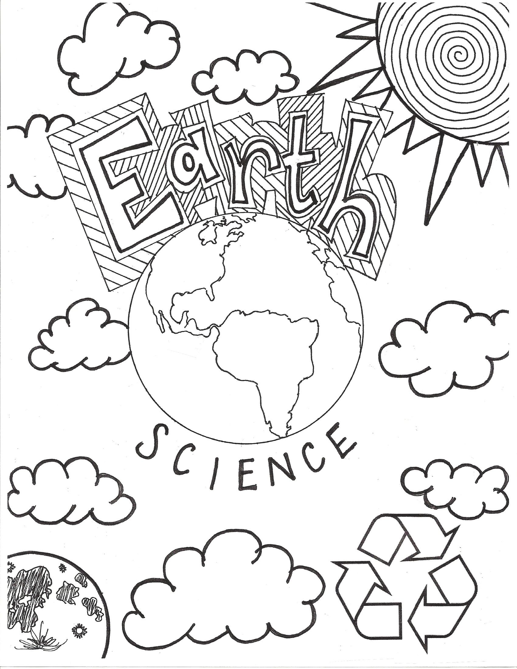 earth science coloring pages