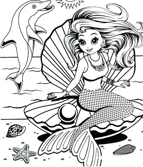 lisa frank mermaid coloring pages