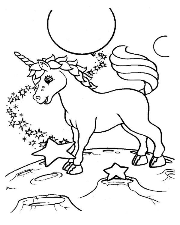 lisa frank unicorn coloring pages