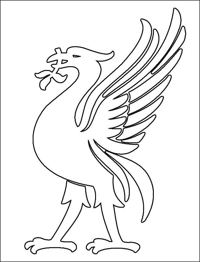 liverpool fc coloring pages print