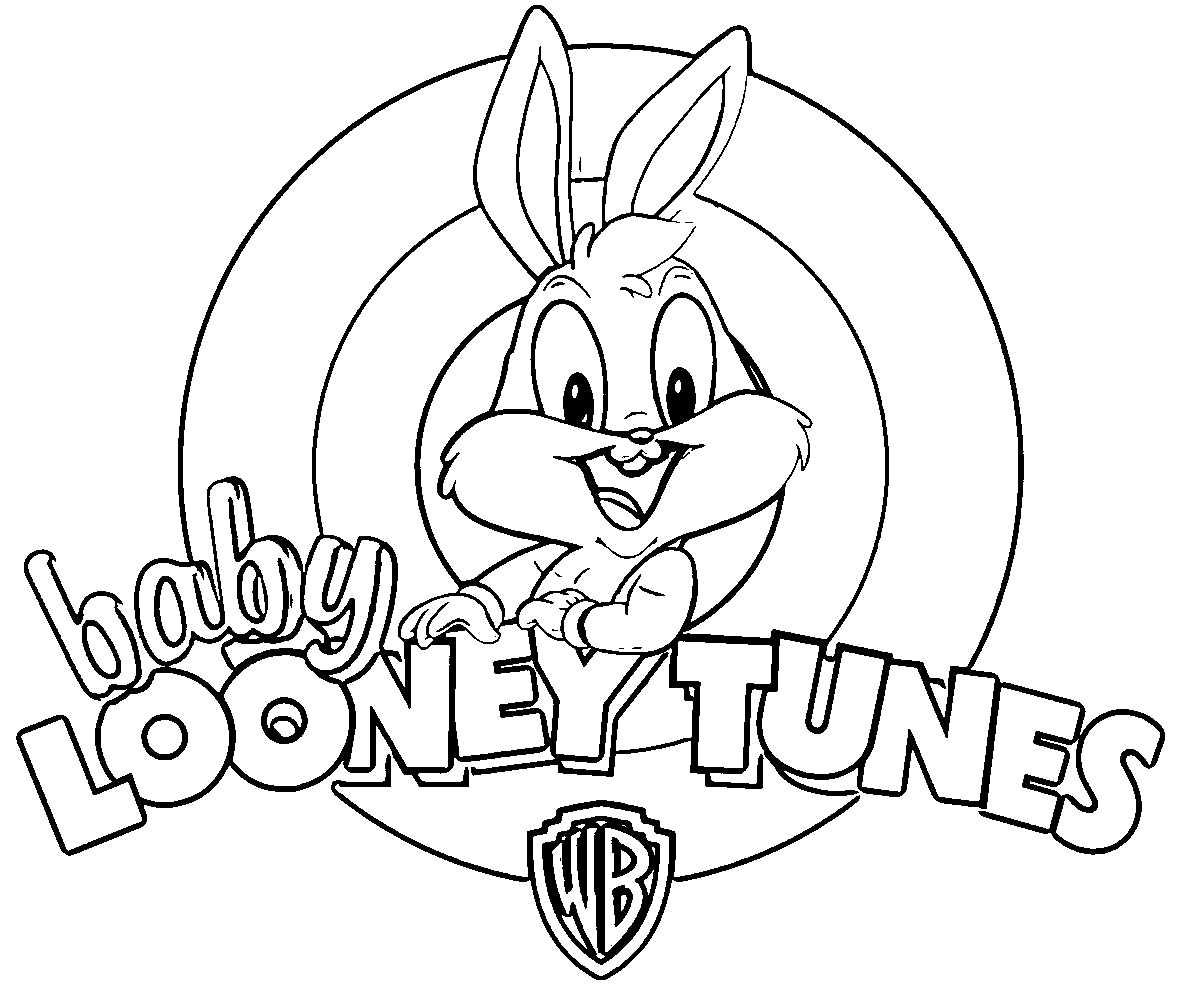 baby looney tunes coloring pages