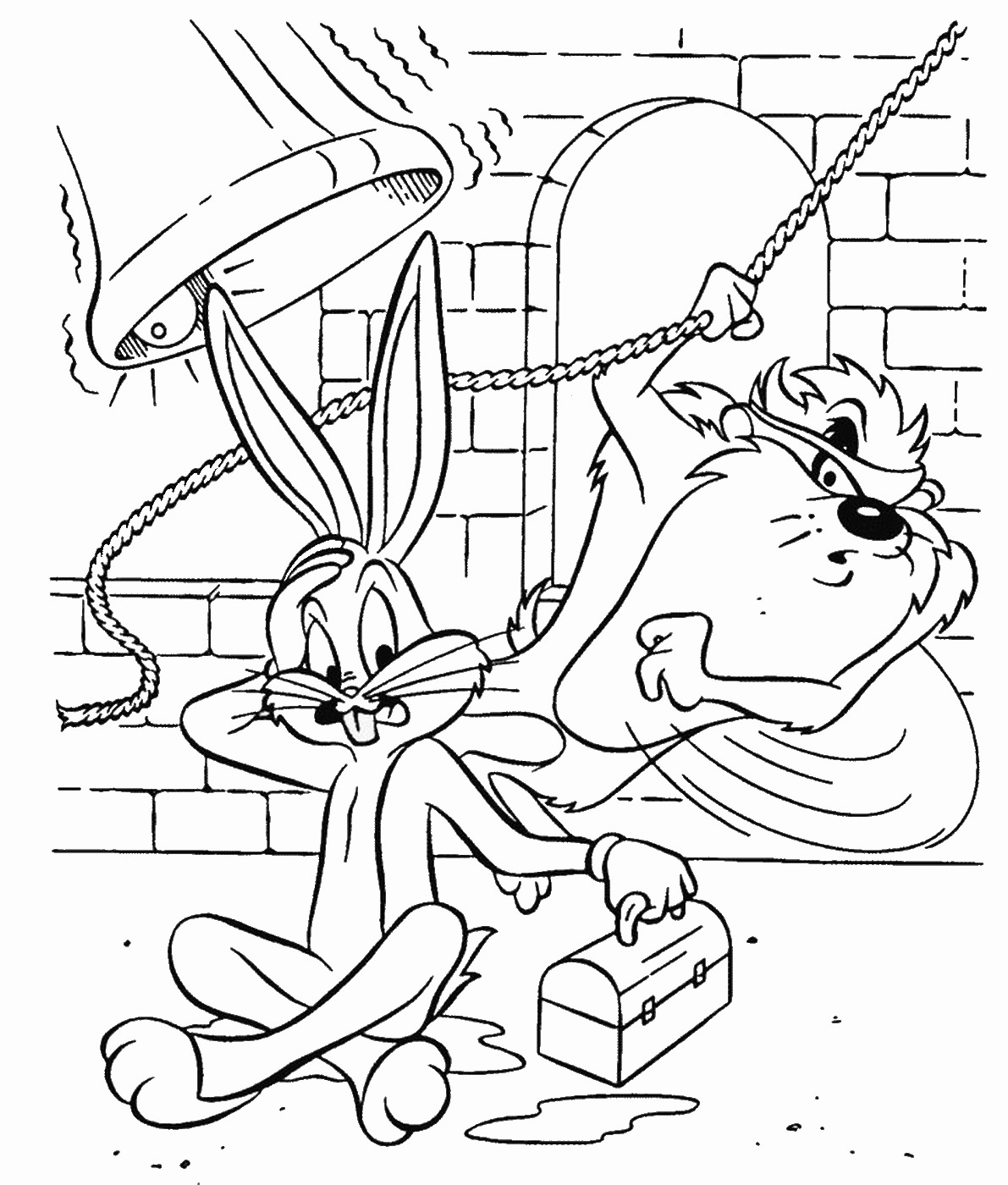 looney tunes coloring pages free