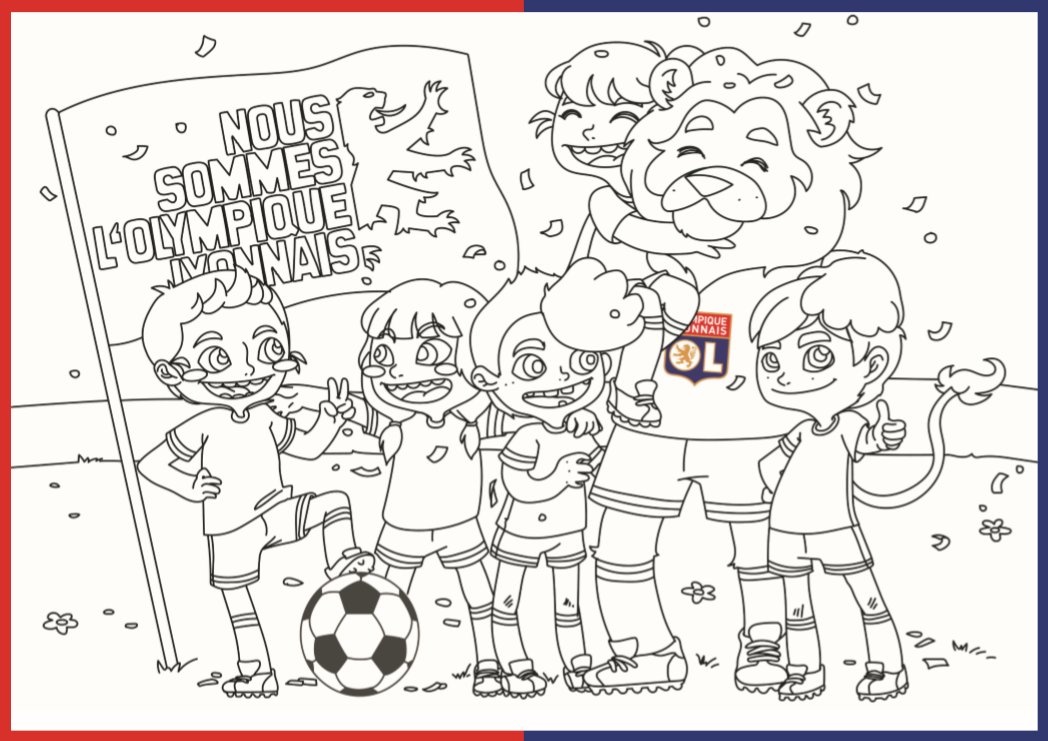 lyon mascot coloring pages