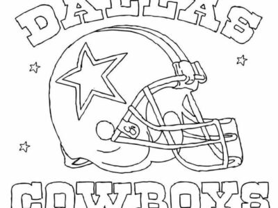 dallas cowboys logo coloring pages