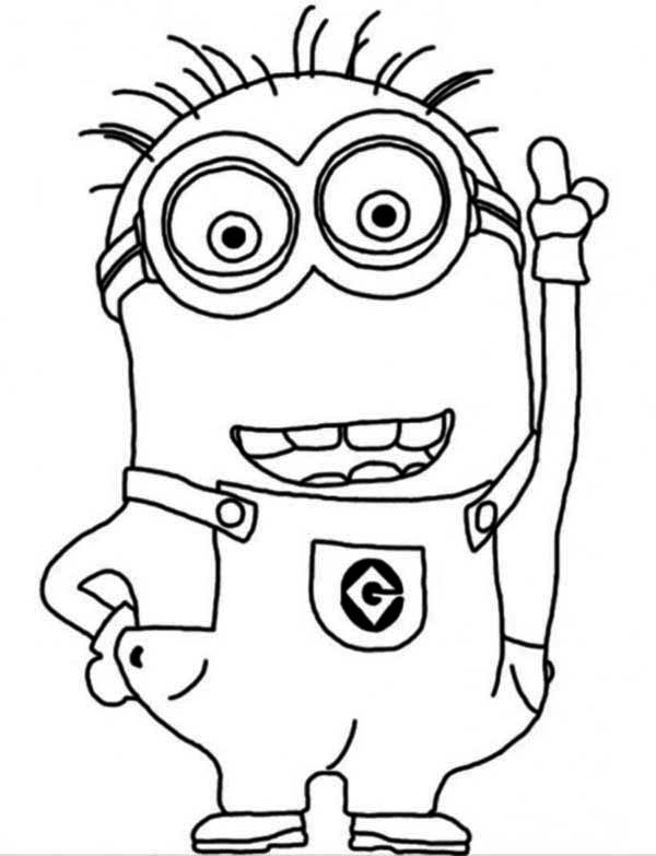 minion coloring pages for kids