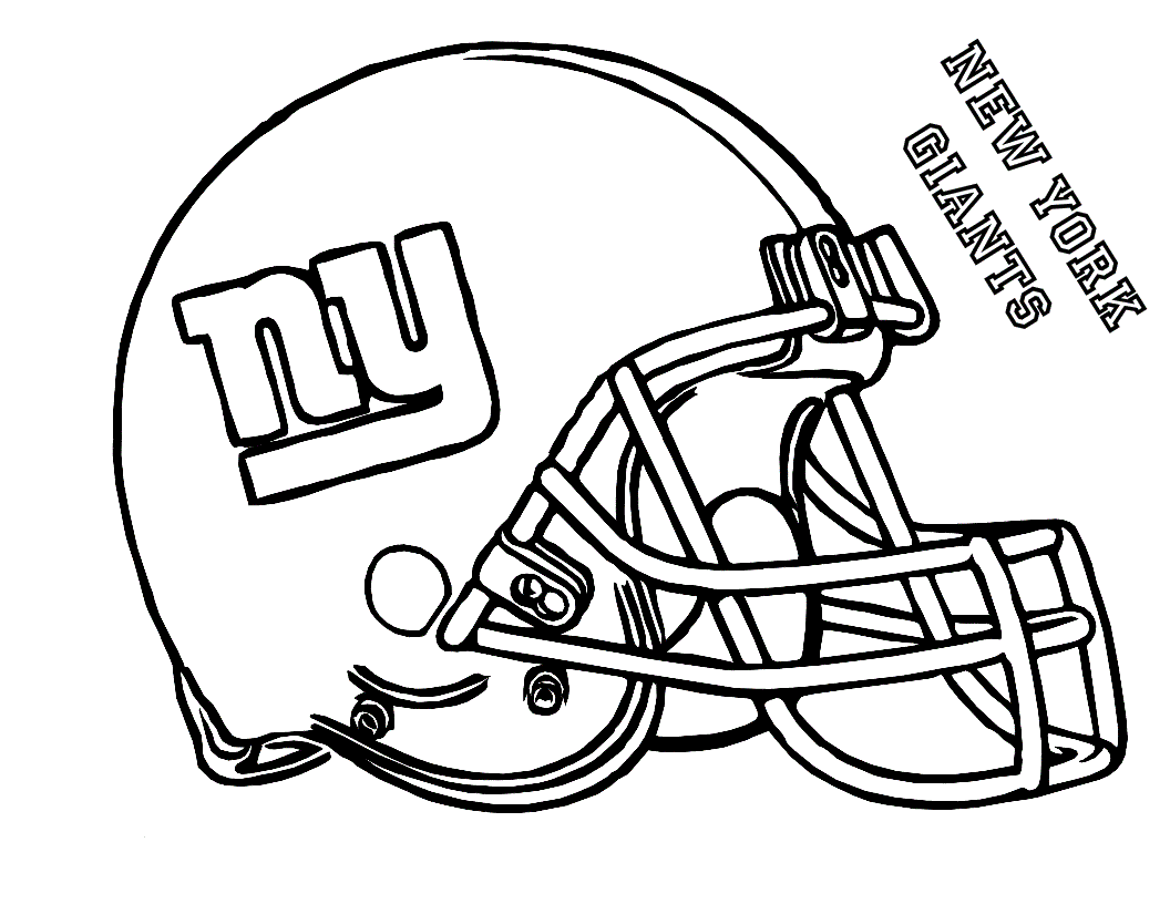 new york giants helmet coloring pages