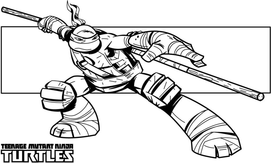 ninja turtles coloring pages donatello