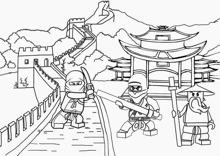 ninjago coloring pages free