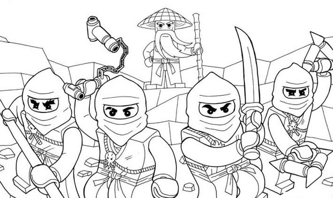 ninjago coloring pages to print free