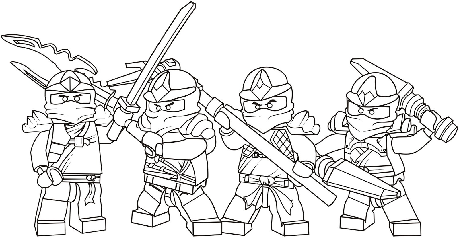 ninjago coloring pages to print