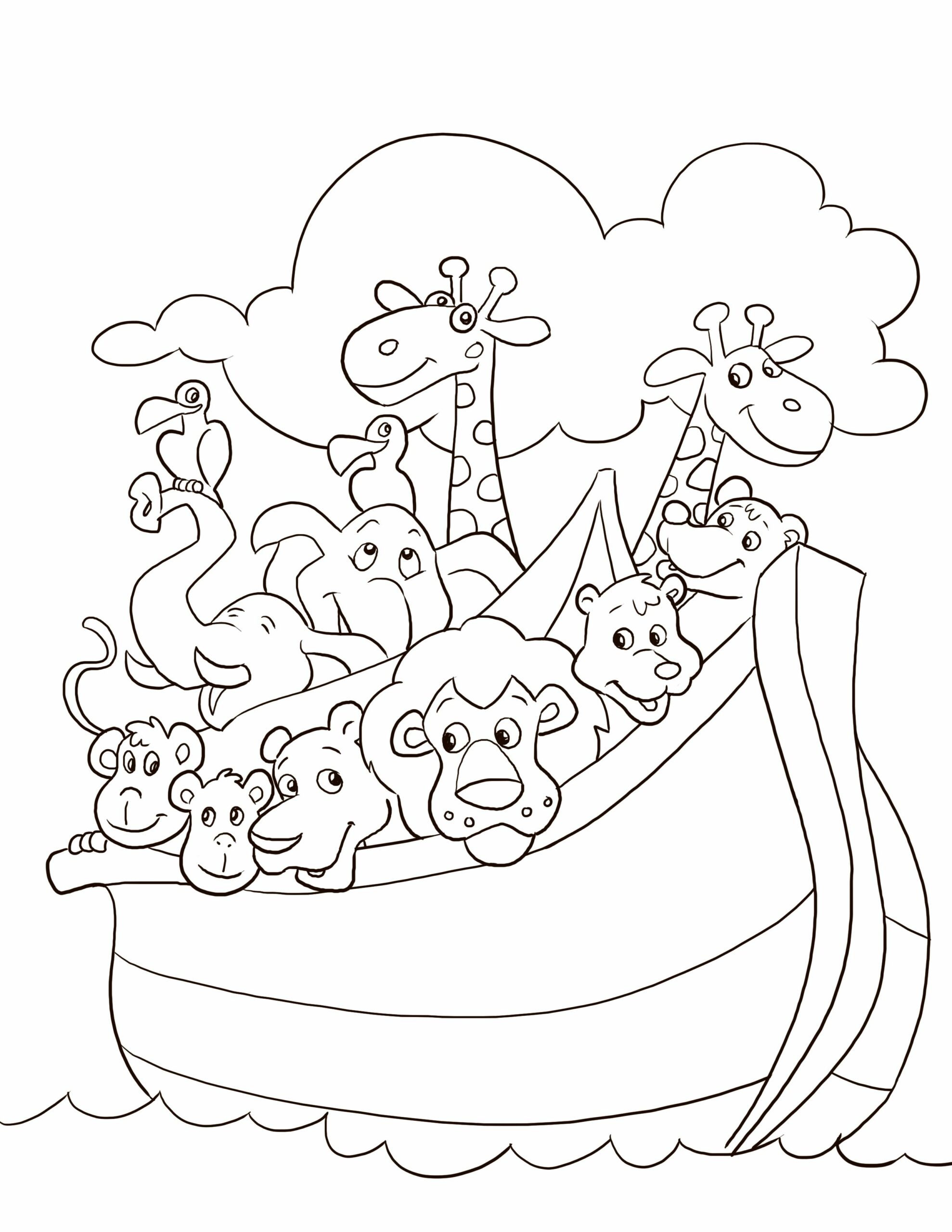 noahs ark coloring pages