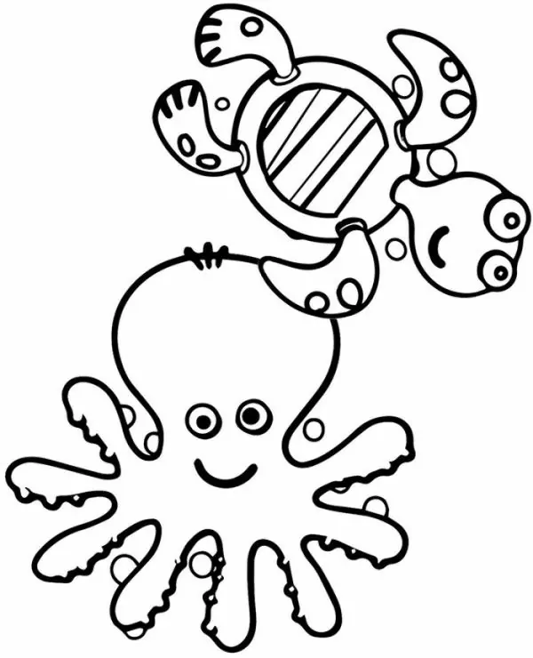 cute octopus coloring pages