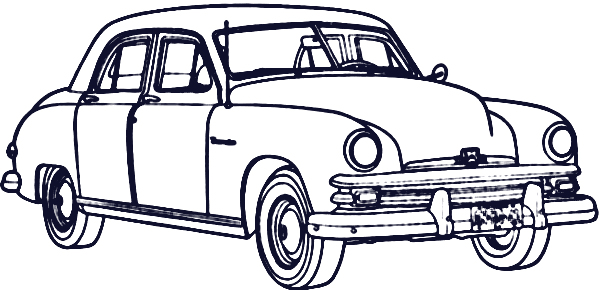 old antique vintage car coloring pages