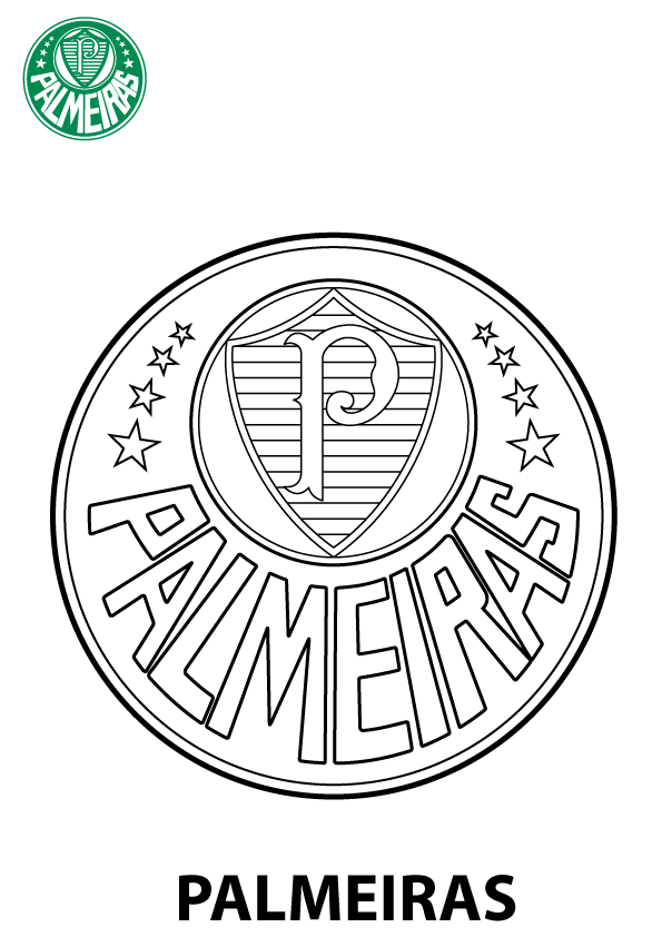 palmeiras logo coloring pages