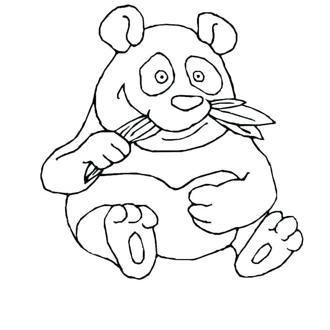 panda bear coloring pages printable