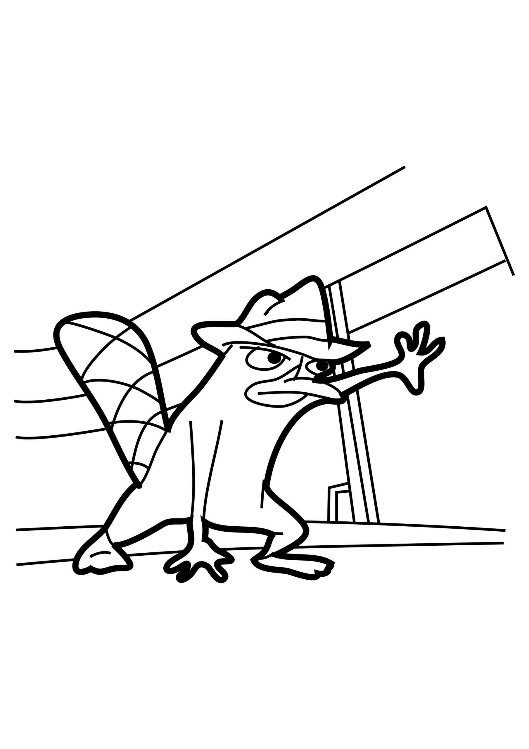 phineas and ferb coloring pages for kids fresh printable perry the platypus coloring pages