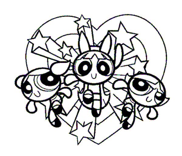 powerpuff girls coloring pages