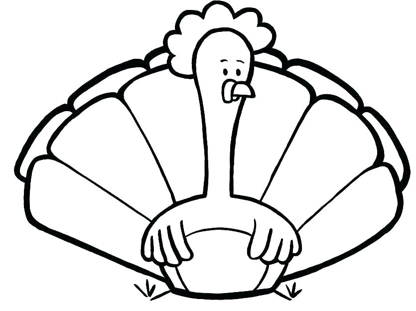 print turkey coloring pages