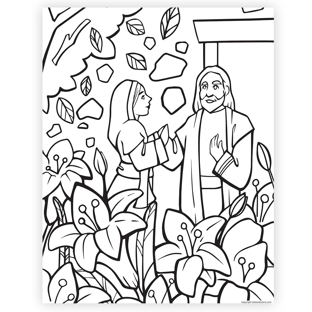 garden of eden coloring pages